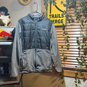 Columbia Black and Gray Puffer Jacket